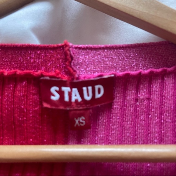 STAUD Metallic Cardigan - Picture 7 of 8